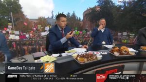 Eugene, OR - October 22, 2022 - University of Oregon: College GameDay Built by the Home Depot