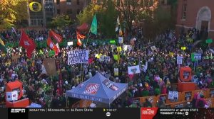 Eugene, OR - October 22, 2022 - University of Oregon: College GameDay Built by the Home Depot