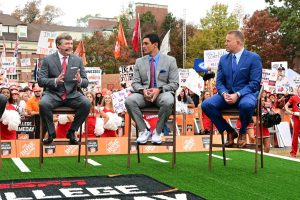 Athens, GA - November 5, 2022 - University of Georgia: On the set of College GameDay Built by the Home Depot. (Photo by Joshua R. Gateley / ESPN Images)