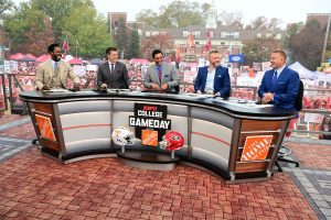 Athens, GA - November 5, 2022 - University of Georgia: On the set of College GameDay Built by the Home Depot. (Photo by Joshua R. Gateley / ESPN Images)