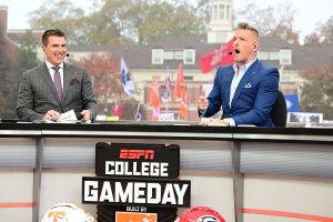 Athens, GA - November 5, 2022 - University of Georgia: On the set of College GameDay Built by the Home Depot. (Photo by Joshua R. Gateley / ESPN Images)