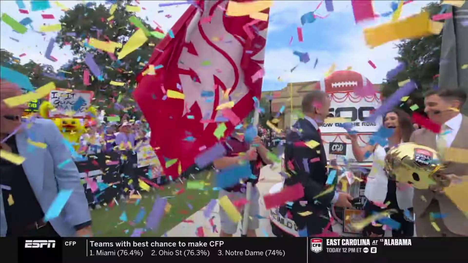Ol' Crimson inducted into ESPN College Gameday's Hall of Fan